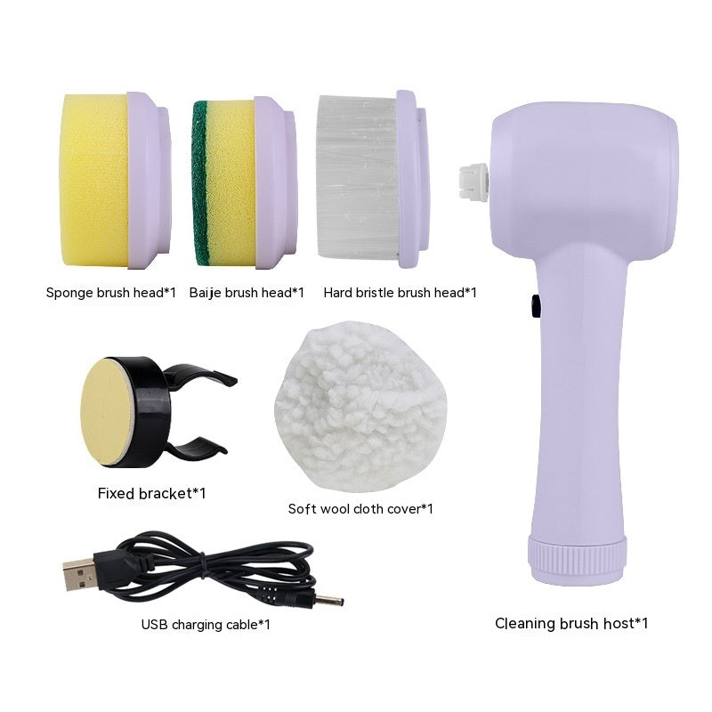 4-in-1 Electric Spinning Scrubber Cleaning Brush