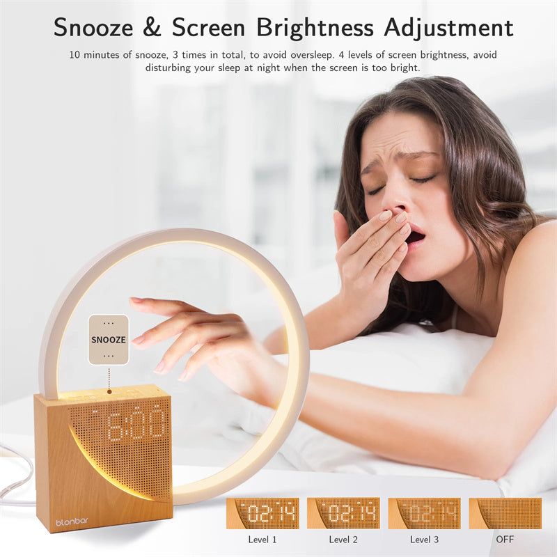 Touch Lamp W Alarm Sounds & 3 Brightness levels