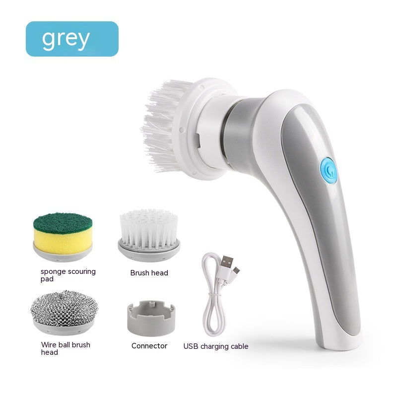 4-in-1 Electric Spinning Scrubber Cleaning Brush