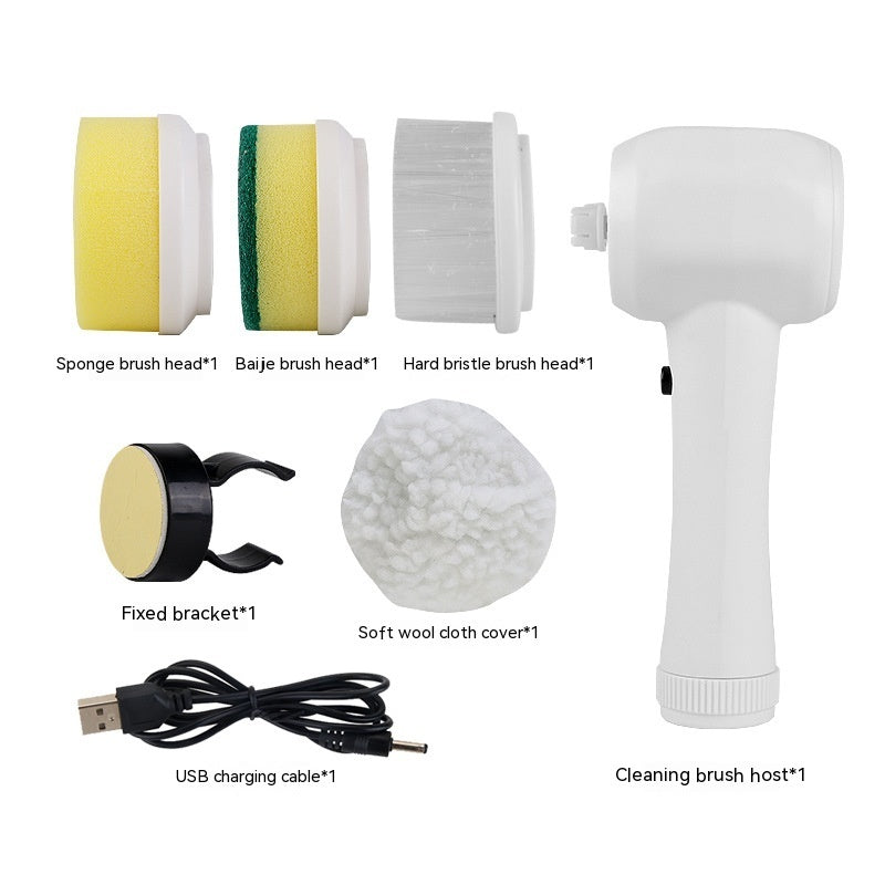 4-in-1 Electric Spinning Scrubber Cleaning Brush