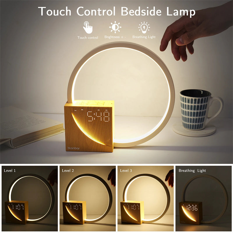 Touch Lamp W Alarm Sounds & 3 Brightness levels